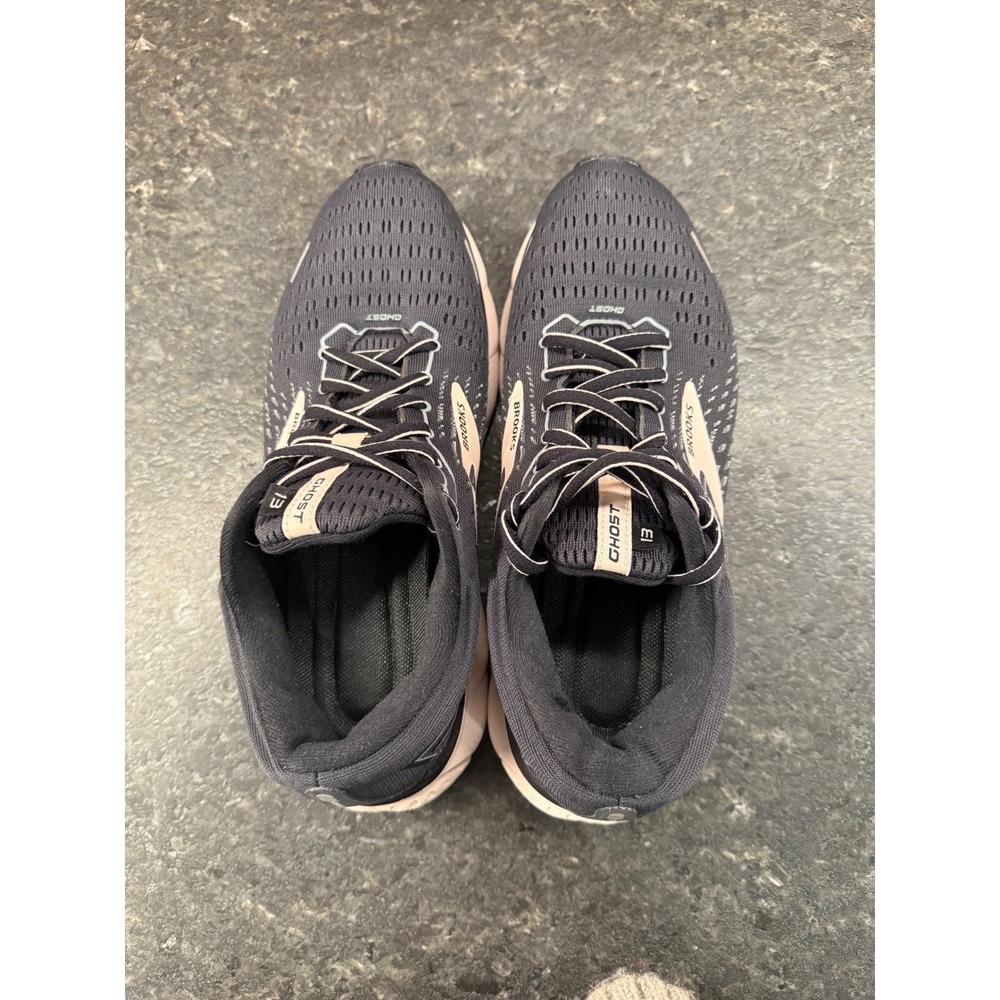 Brooks Ghost 13 Womens 9 Wide Running Shoes Black Pearl 1203381D062 - Picture 5 of 8